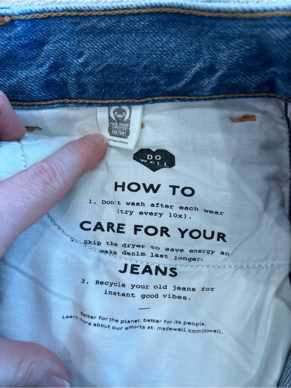 MADEWELL - The Ballon Medium Wash Jeans Size 26 - Picture 12 of 15